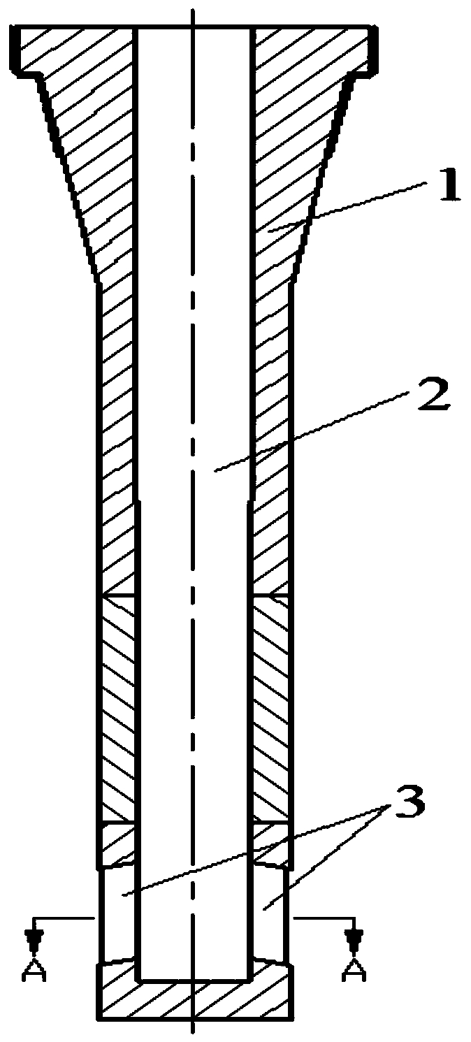 A continuous casting anti-clogging submerged nozzle