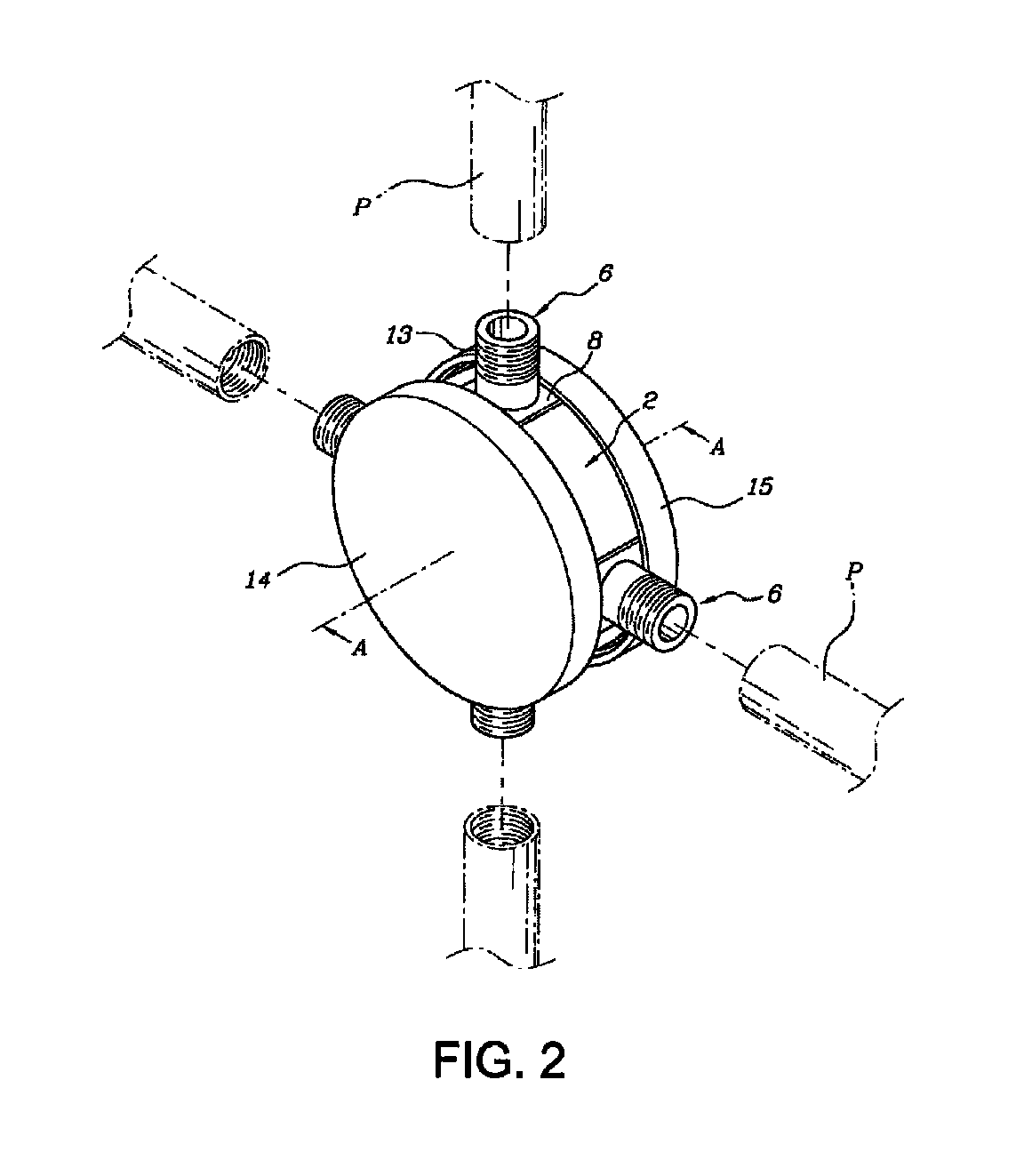 Connector for linear members