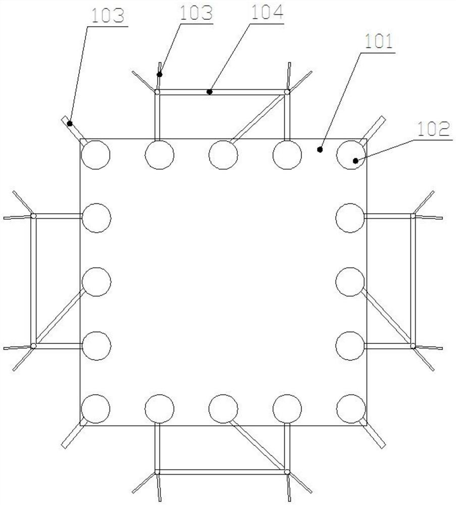 Construction method of lowering double-wall special-shaped steel cofferdam