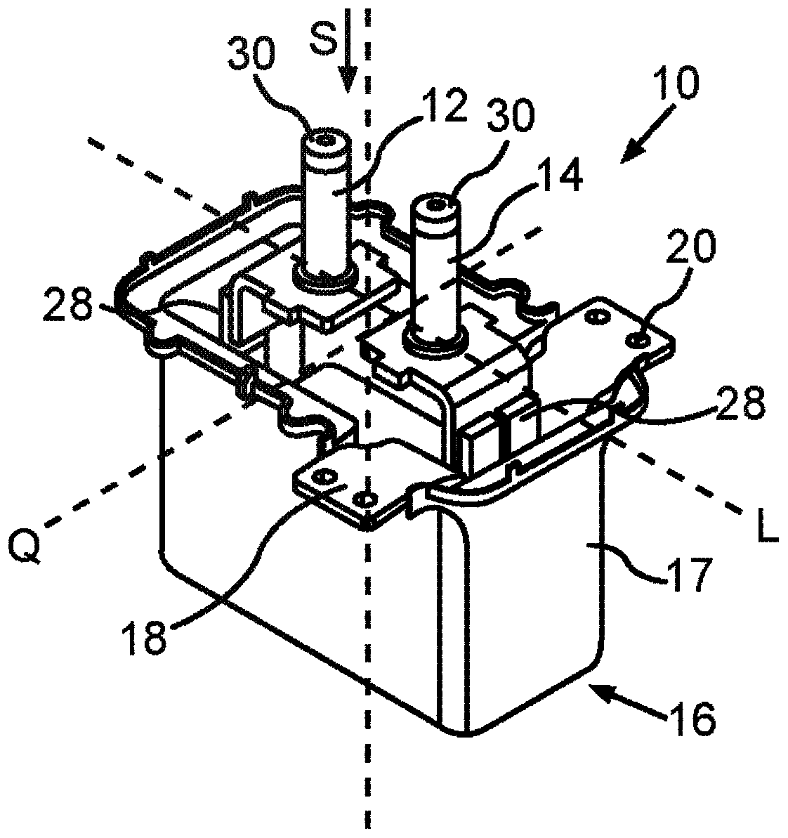 Plug-in device for coupling high-voltage connectors and system with the same