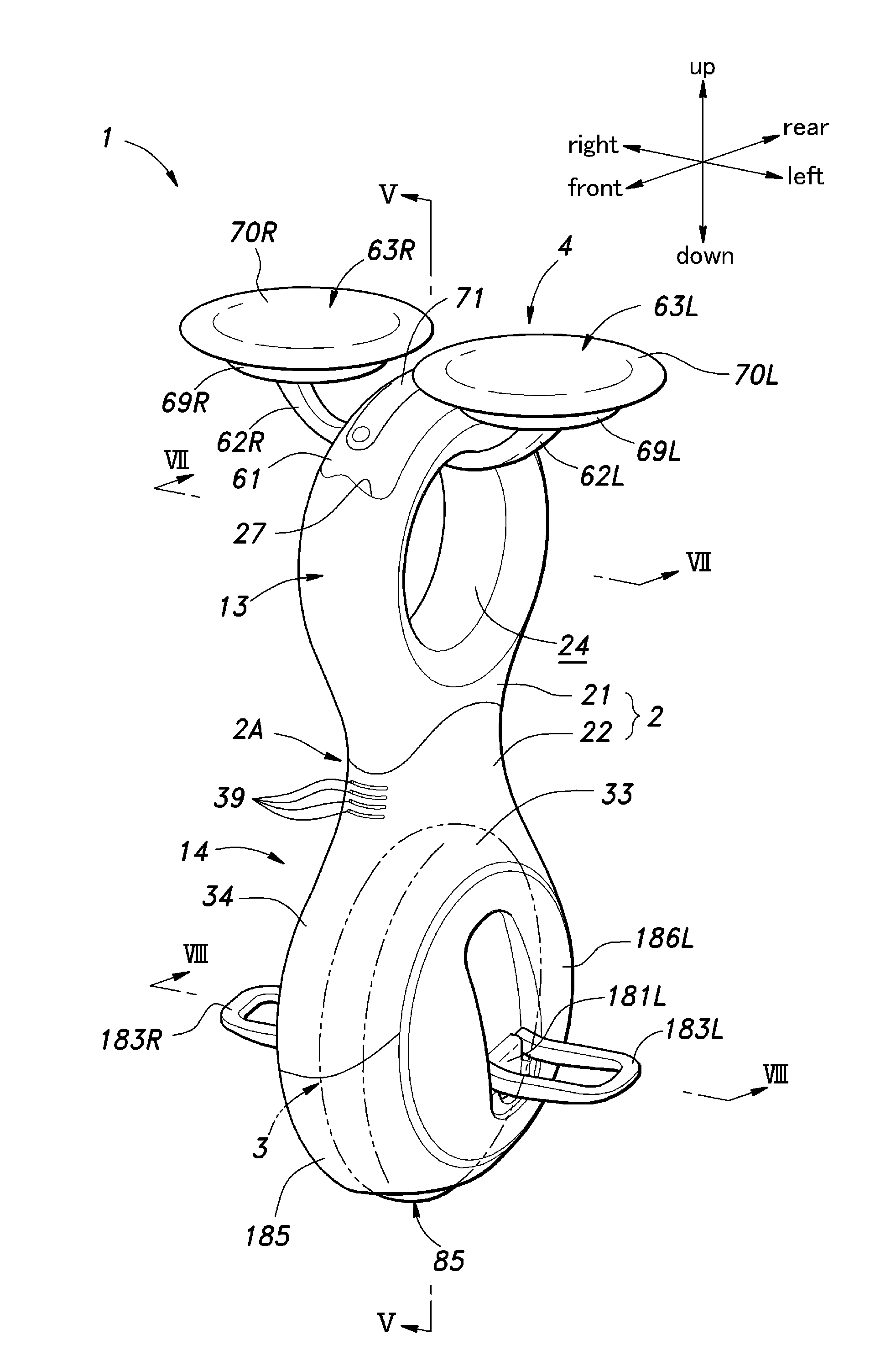 Inverted pendulum type vehicle