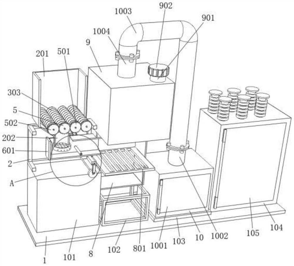 Residue coupling coal power efficient power generation device