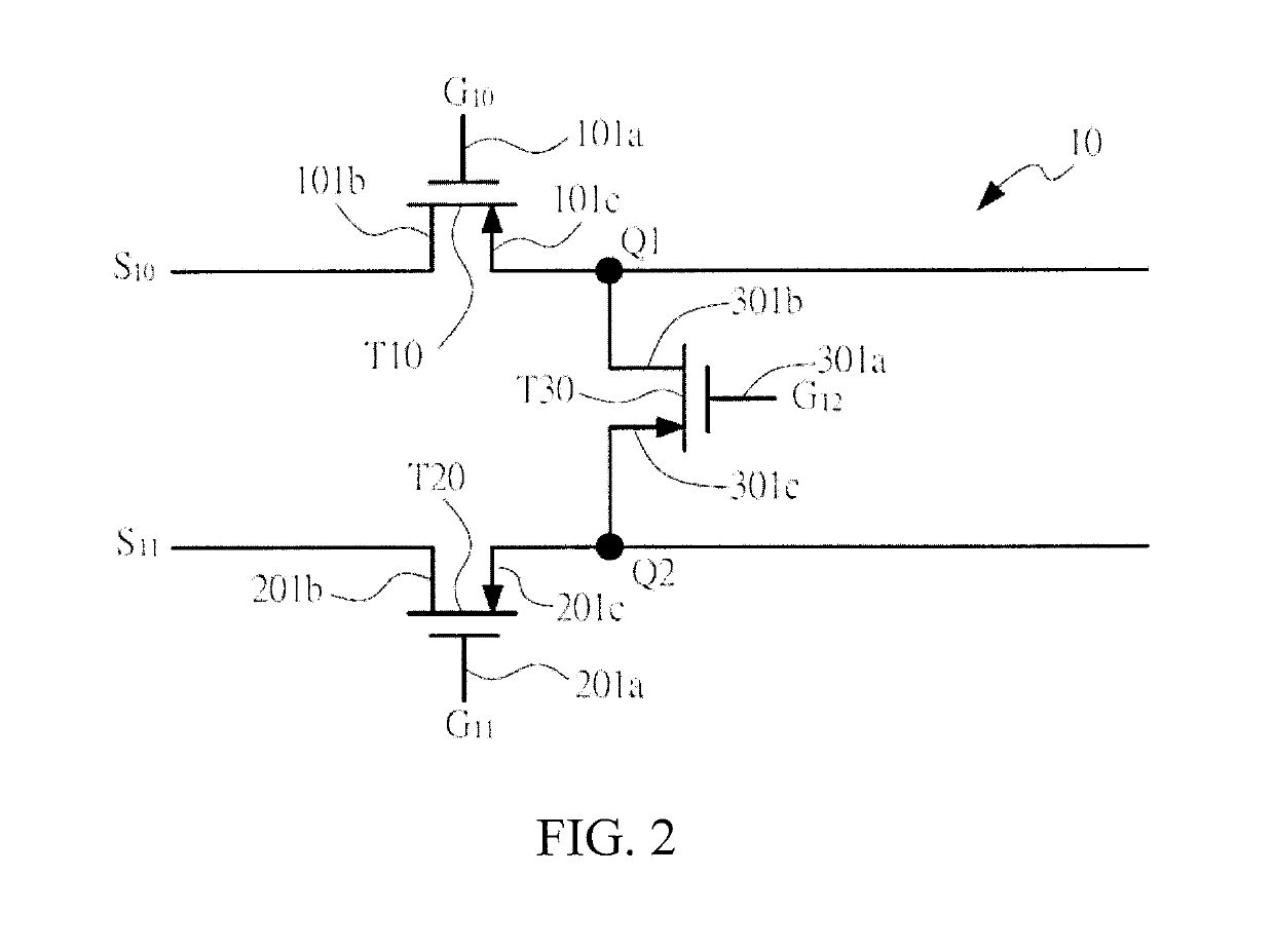 Display panel and charge sharing control method thereof