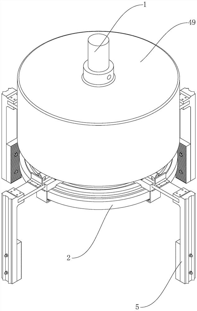 Convenient-to-adjust clamping device for intelligent manufacturing