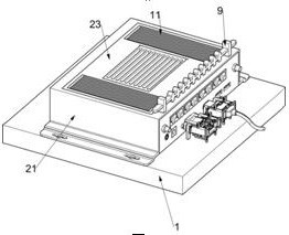 Structure integrated with multifunctional computer network transmitter