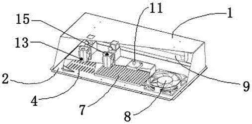 Biological 3D printer and sterilizing illuminating system for forming chamber of biological 3D printer