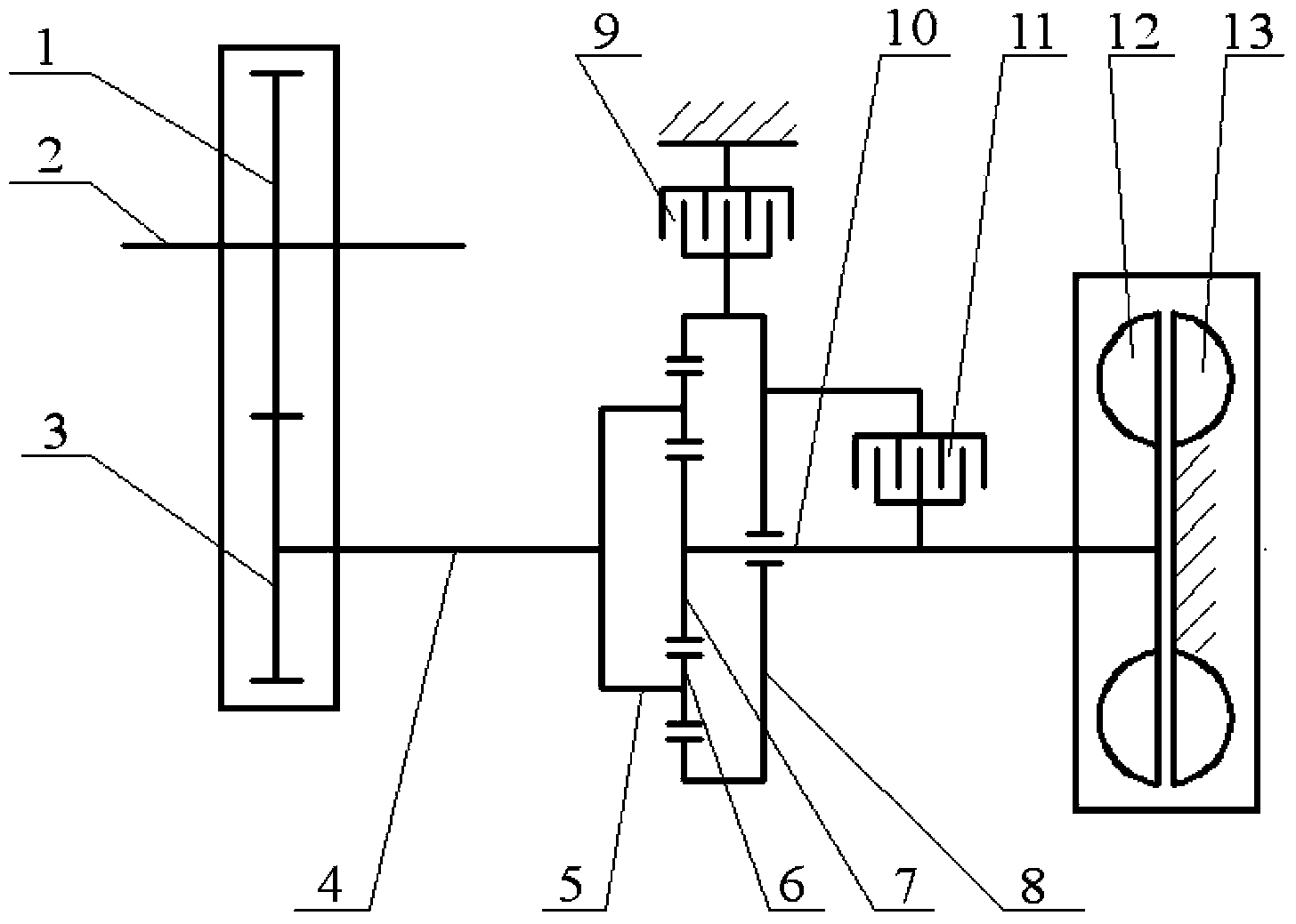 Electromagnetic control type air loss energy consumption removing and low-speed performance improving device for hydrodynamic retarder