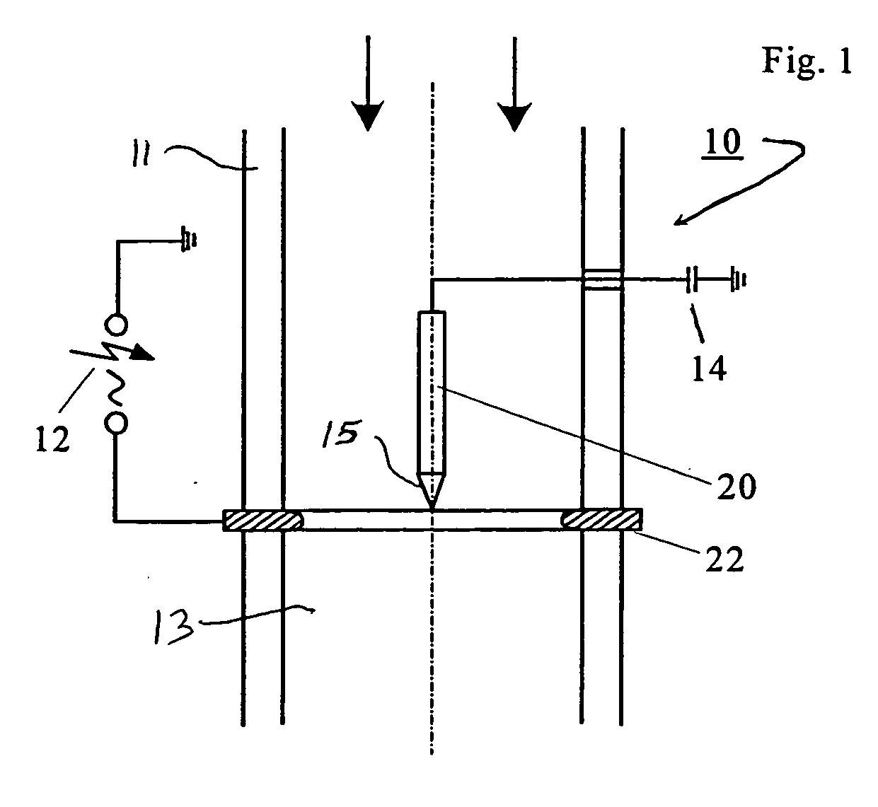 Aerosol charge altering device