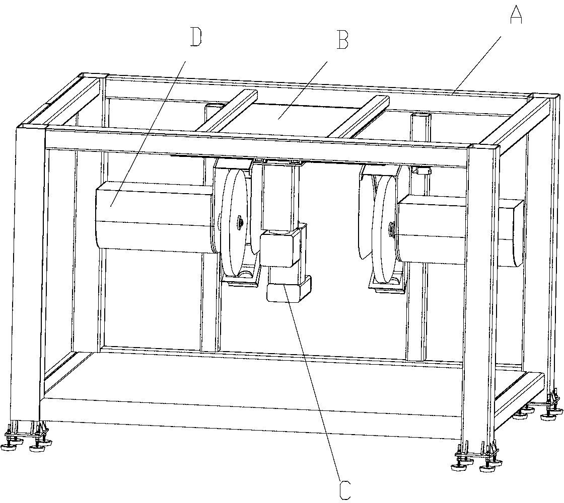 Full-automatic polishing machine of profiled component