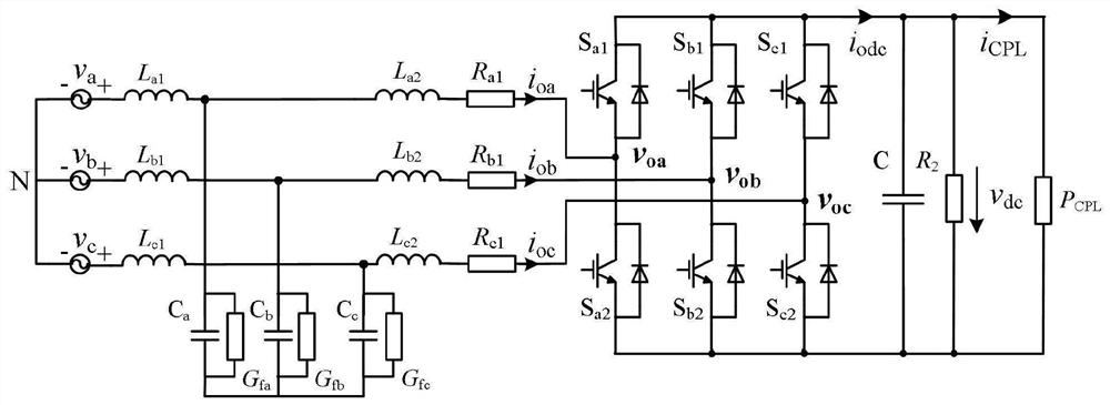 AC-DC converter based on constant power load and control method thereof