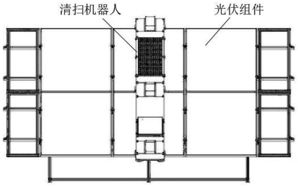 Method for adjusting attitude of three-axis sensor of photovoltaic cleaning robot