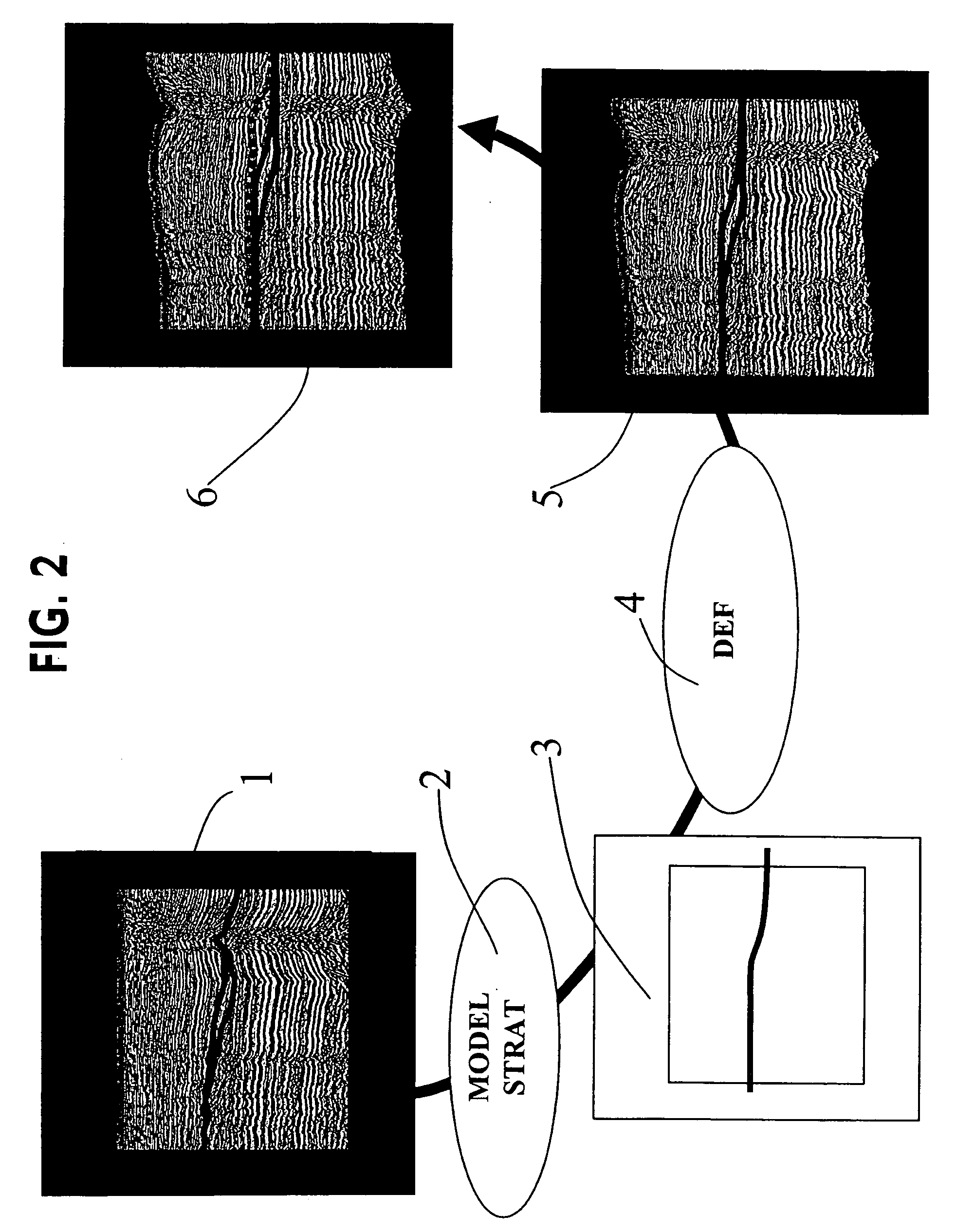 Seismic image deformation method for improved interpretation