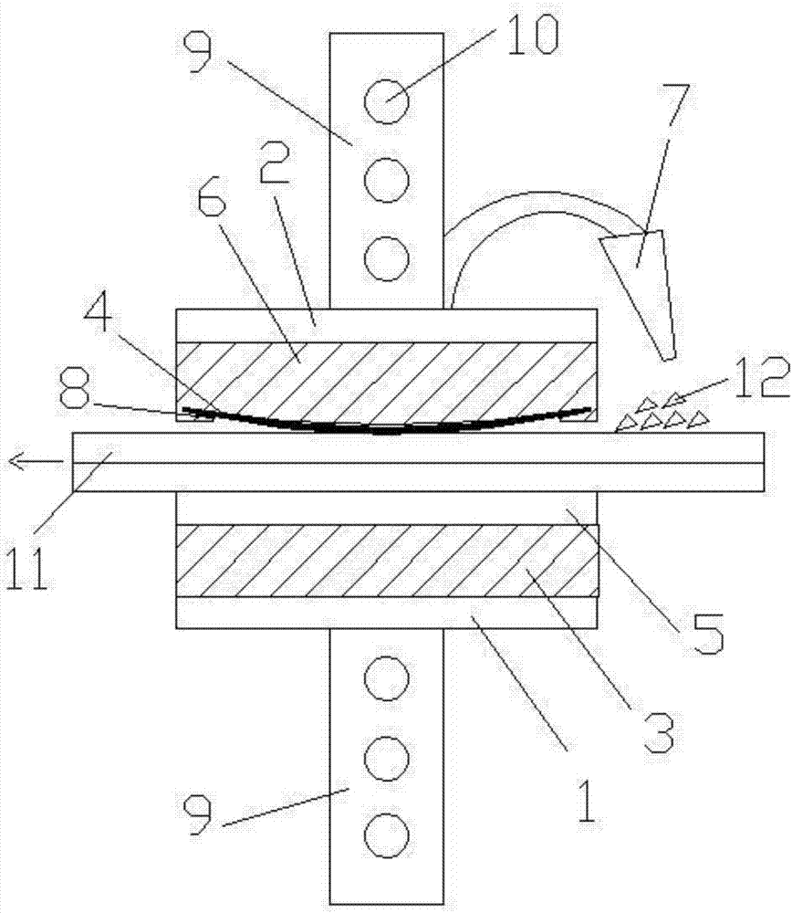 Antiskid auxiliary device for silicone oil papers