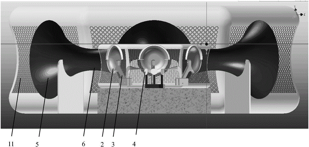 Noise power generation apparatus and method based on human ossicular chain type conduction