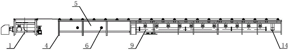 Intelligent baked paper drying assembly device