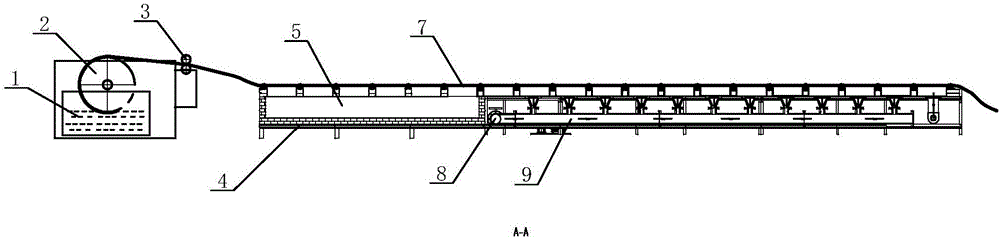 Intelligent baked paper drying assembly device