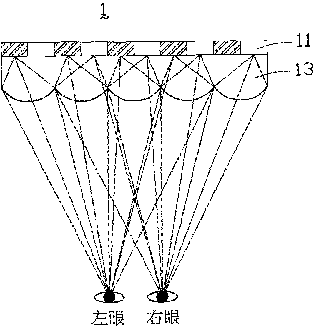 Optical guide module and stereo display device adopting optical guide module