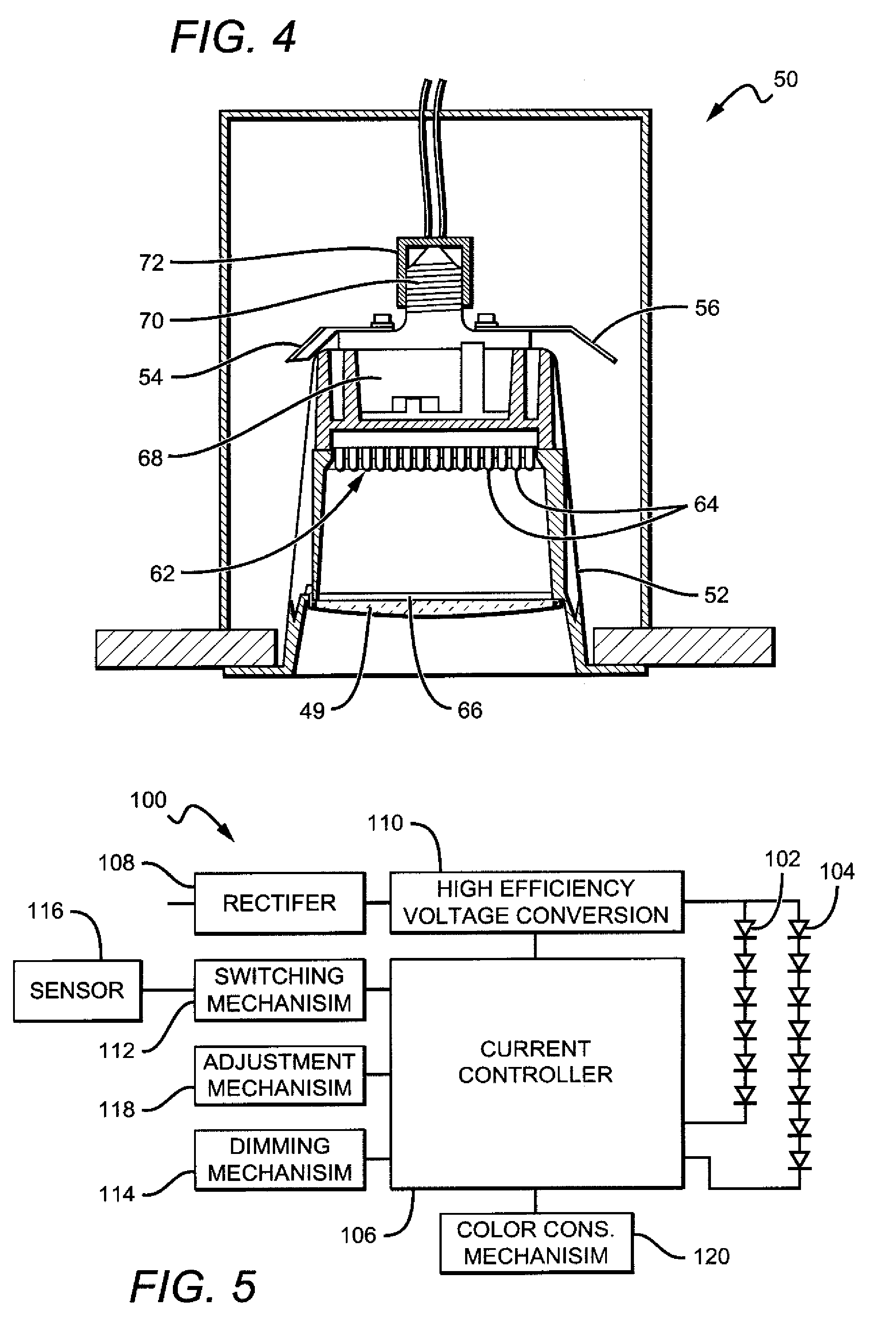 White light color changing solid state lighting and methods