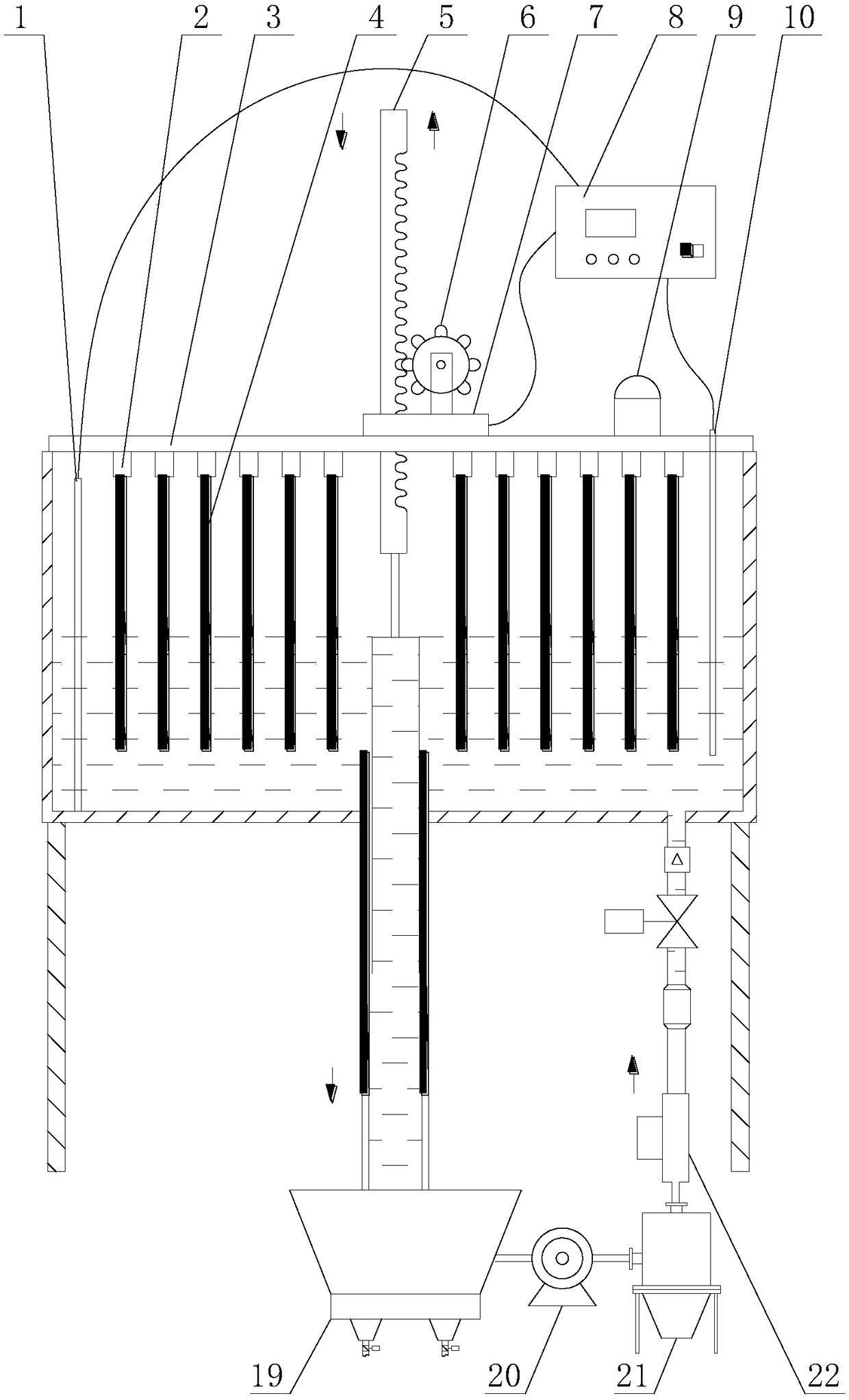 Water resistance load adjusting device