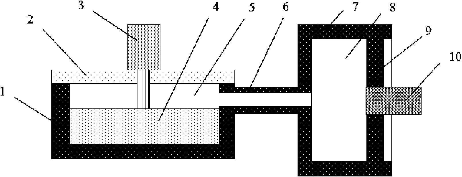 Off-resonance dual-cavity photoacoustic cell used in noninvasive blood glucose measurement and detection method