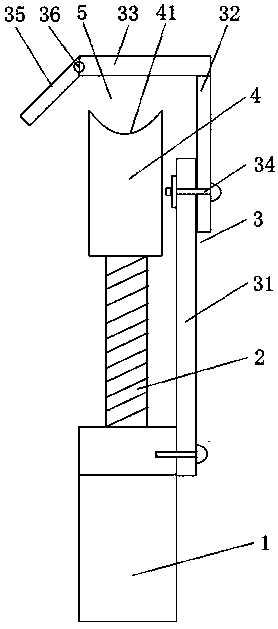 Multi-angle grounding wire suitable for substation