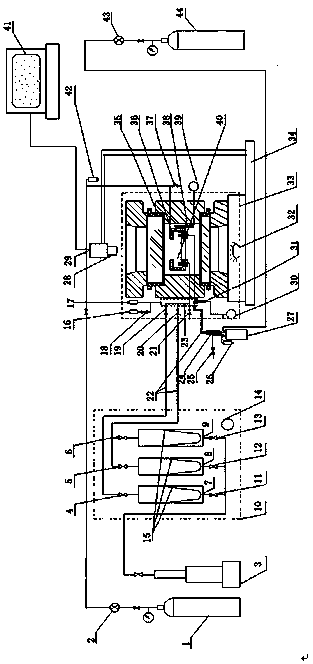 Heavy oil thermal recovery micro-displacement experimental system