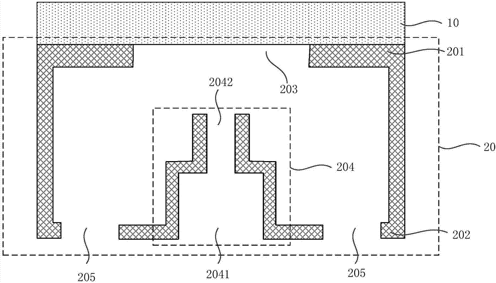 Heat dissipation structure of semiconductor device and semiconductor device