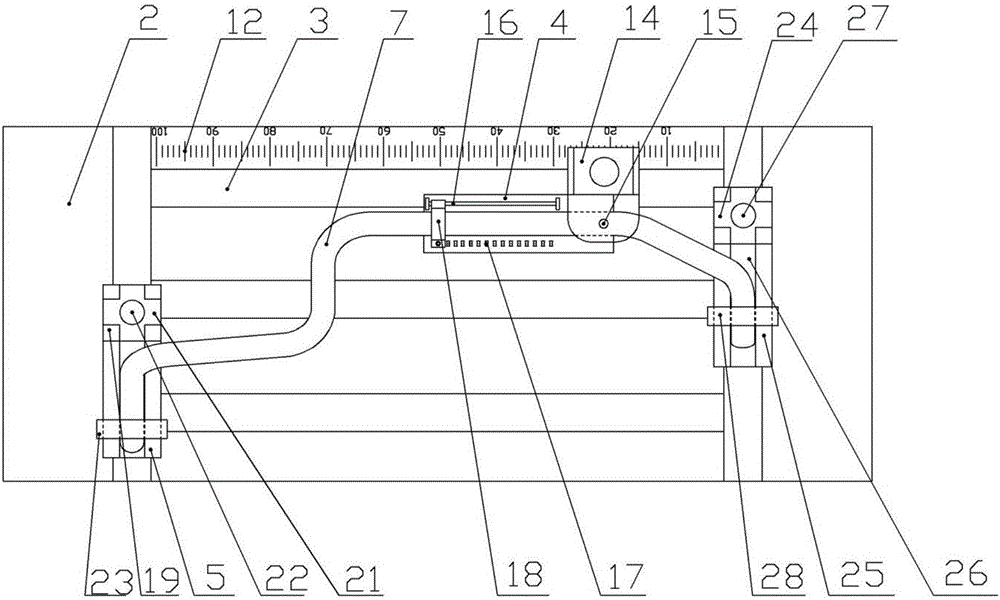 Drilling clamp for special-shaped bent pipes