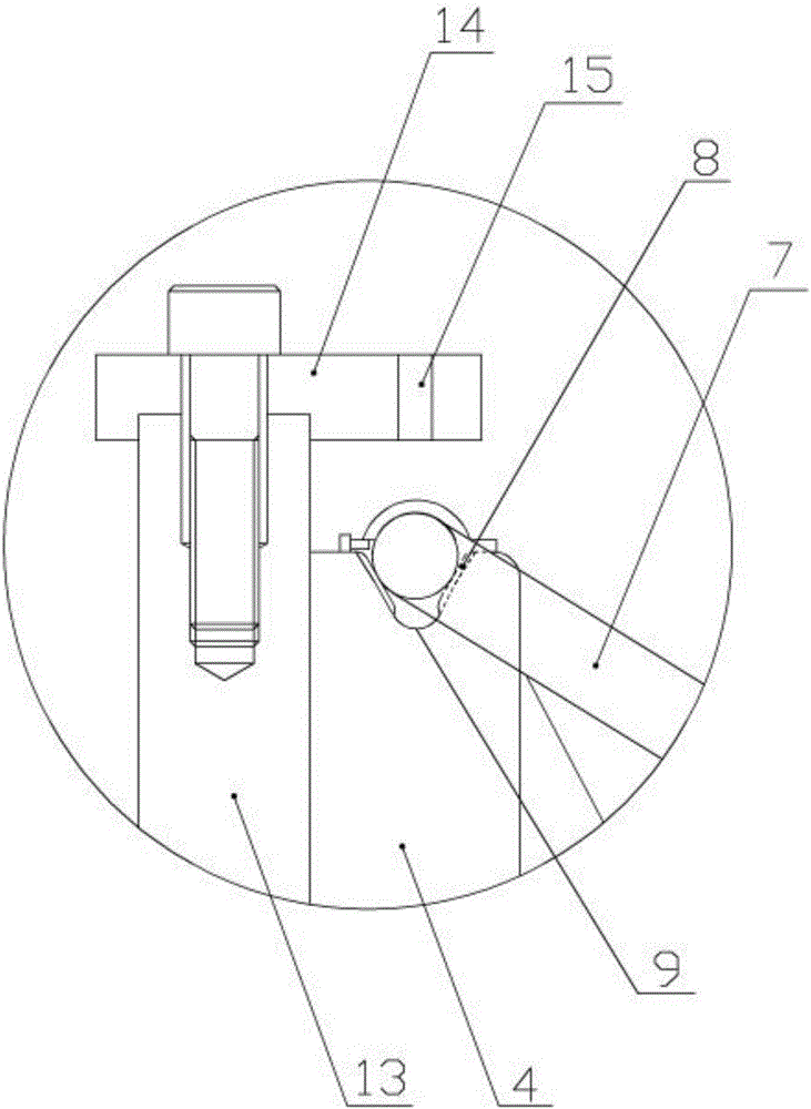 Drilling clamp for special-shaped bent pipes