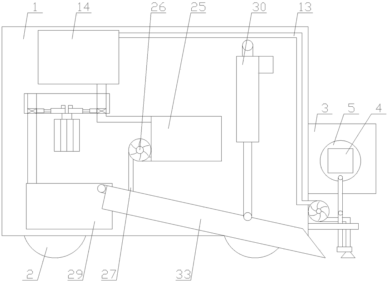 Intelligent pipeline corridor maintenance device with water removing and dredging functions