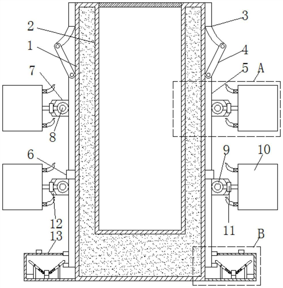 An automatic cooling device for capacitors and its application method