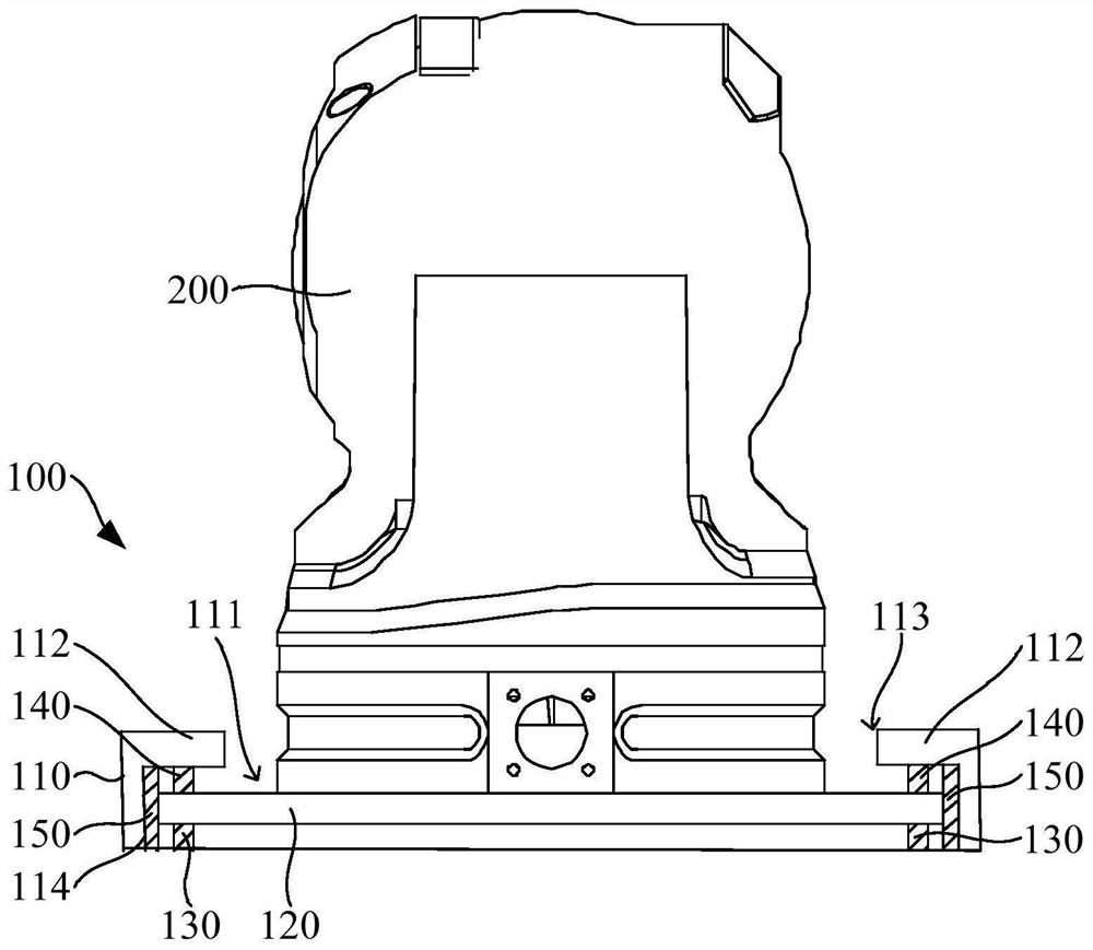 Holder buffer structure, holder device and quadruped robot system