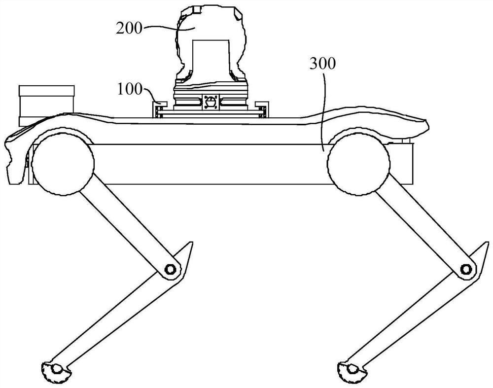 Holder buffer structure, holder device and quadruped robot system