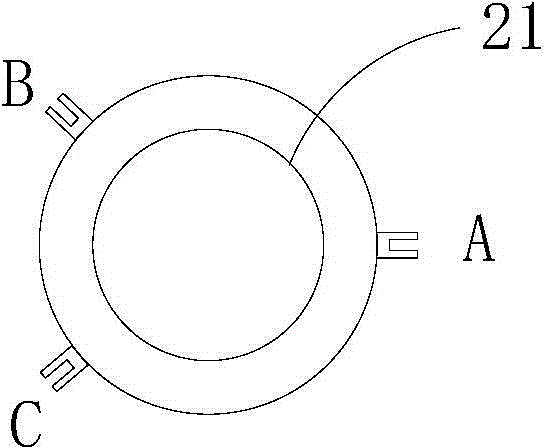 Detachment method of offshore platform propeller