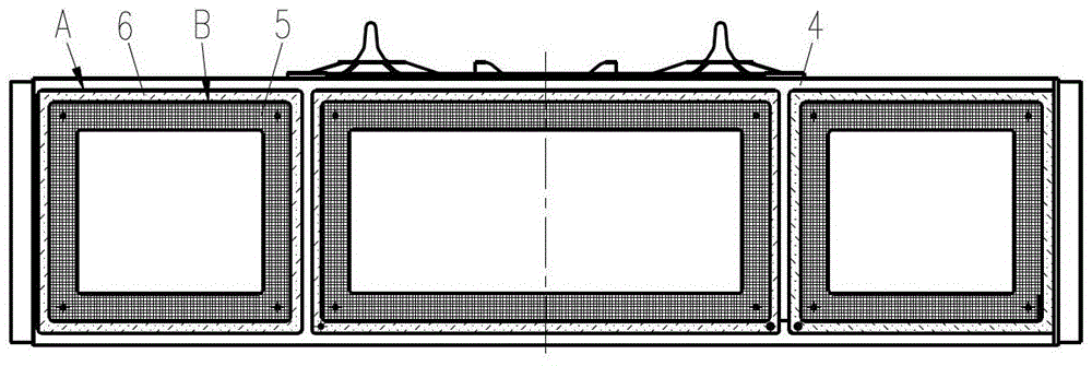 Electromagnetic shielding, sealing and waterproofing method for cabin body opening cover of airborne electronic pod