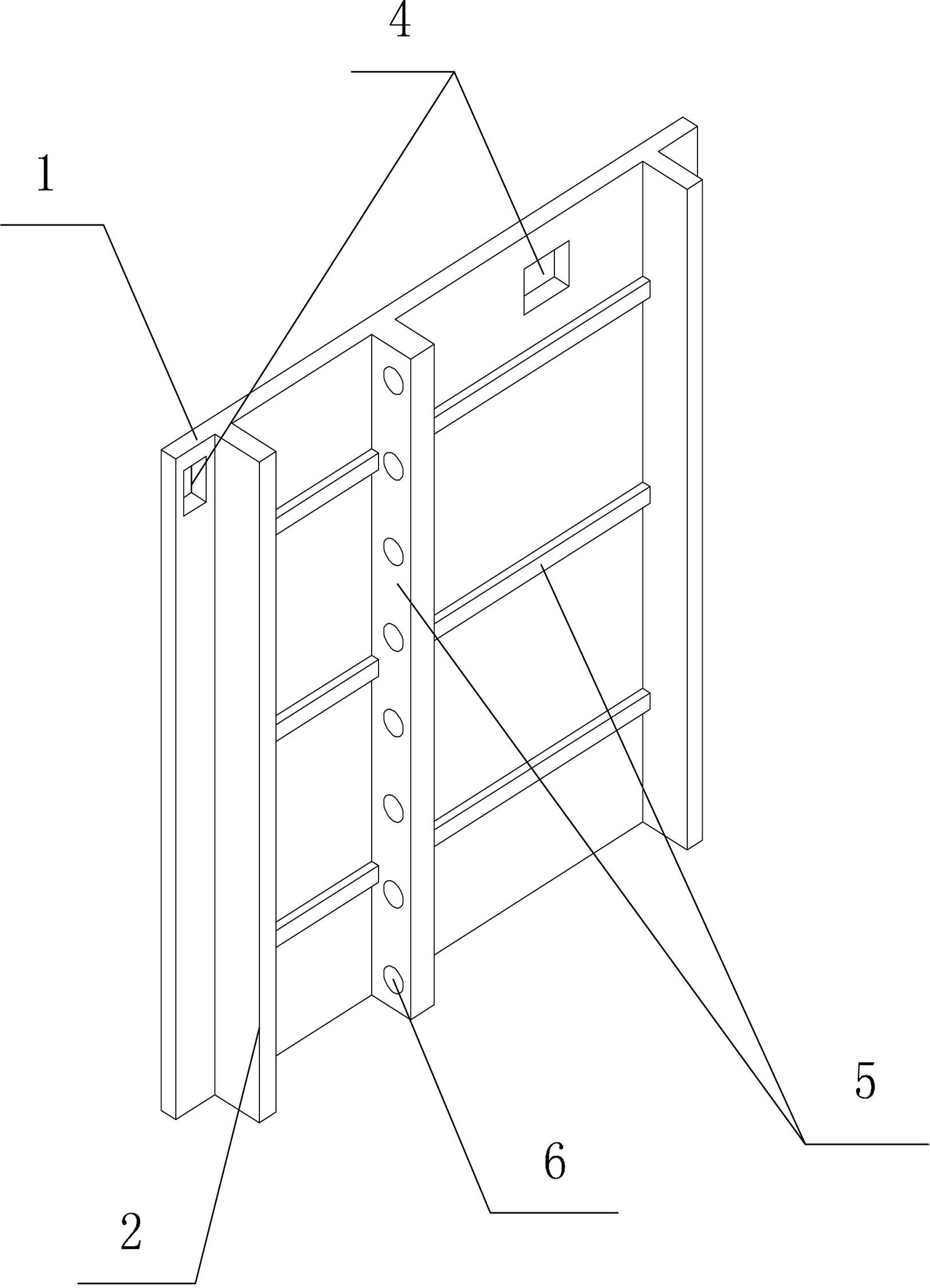 Prefabricated wall board construction member