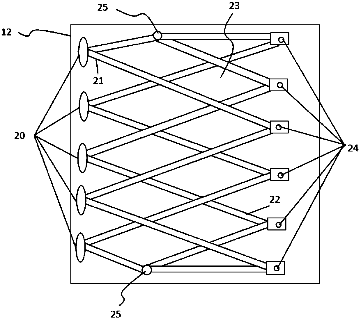 An interventional artificial heart valve delivery device with a biased release structure