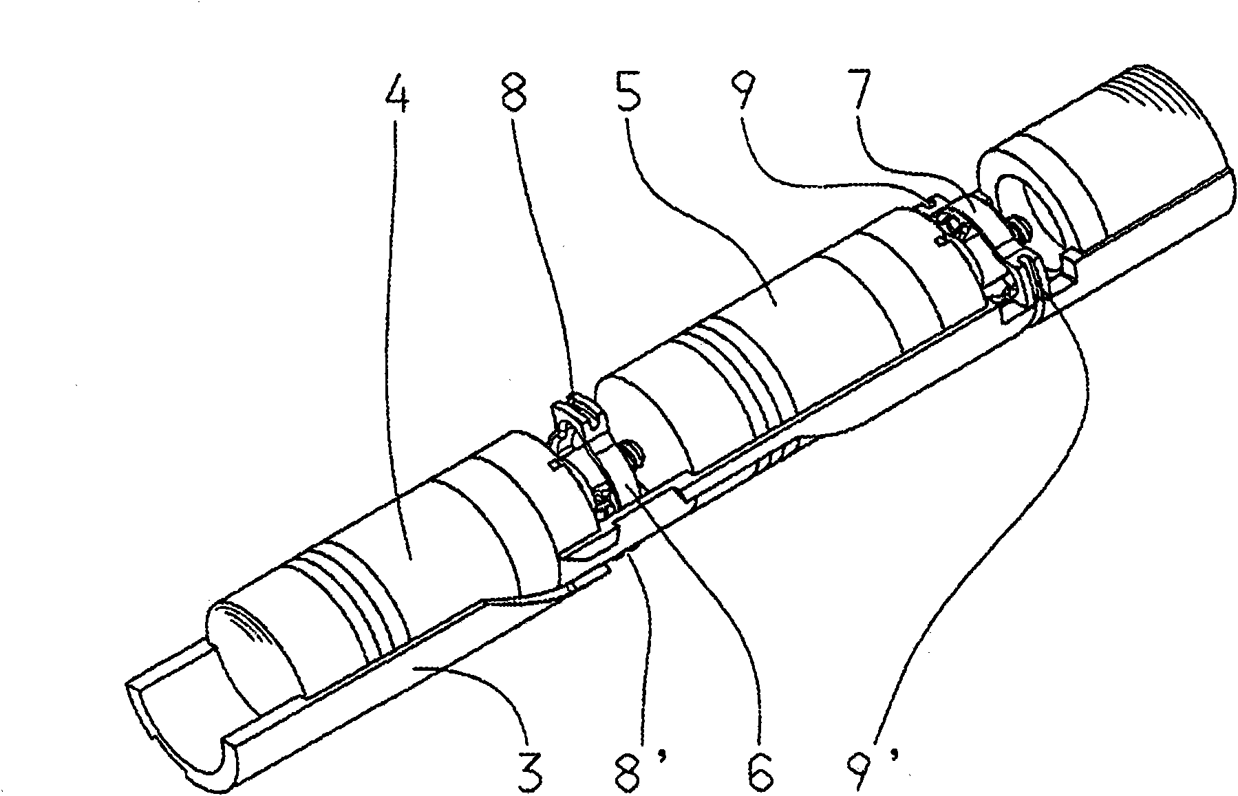 Actuating apparatus for actuating at least one shift apparatus and method for the assembly and disassembly thereof