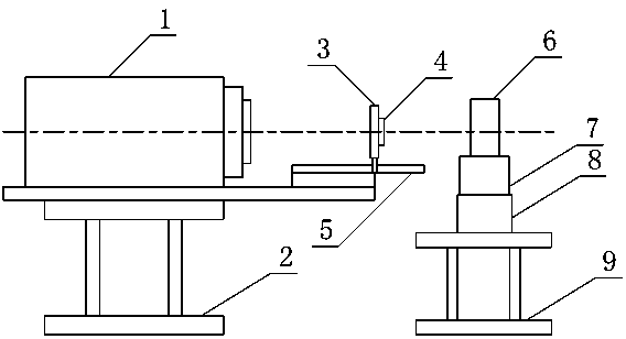 Cylindrical surface interference splicing measuring device and adjusting method thereof