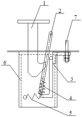 Mechanical anti-falling device of mechanical parking equipment