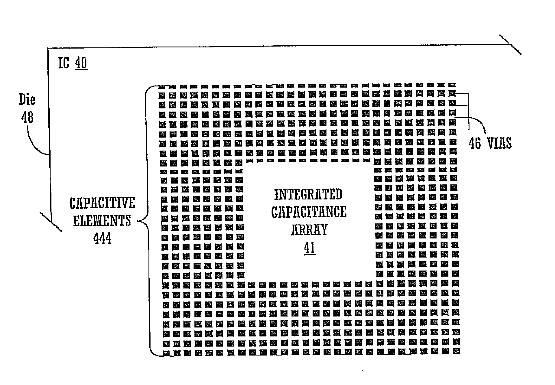 Techniques for capacitively coupling signals with an integrated circuit