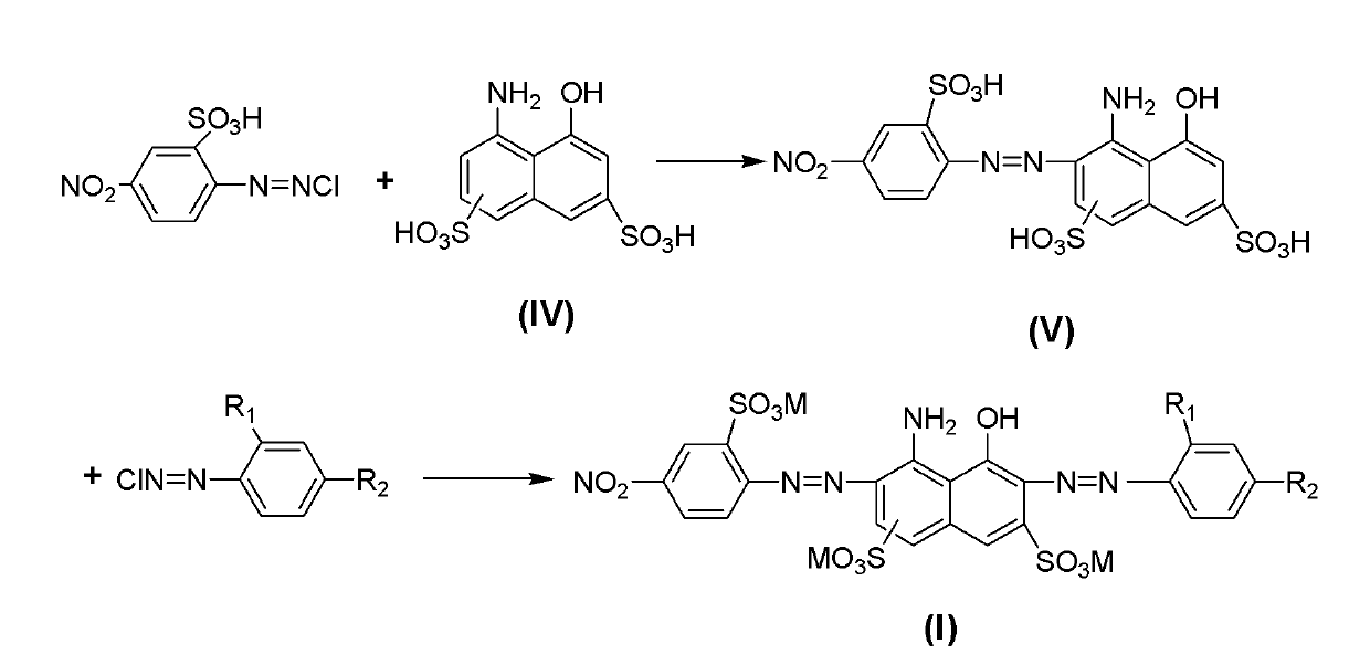 Diazo dye and its black ink composition