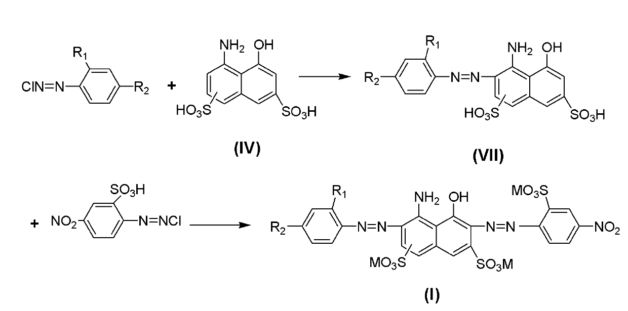 Diazo dye and its black ink composition