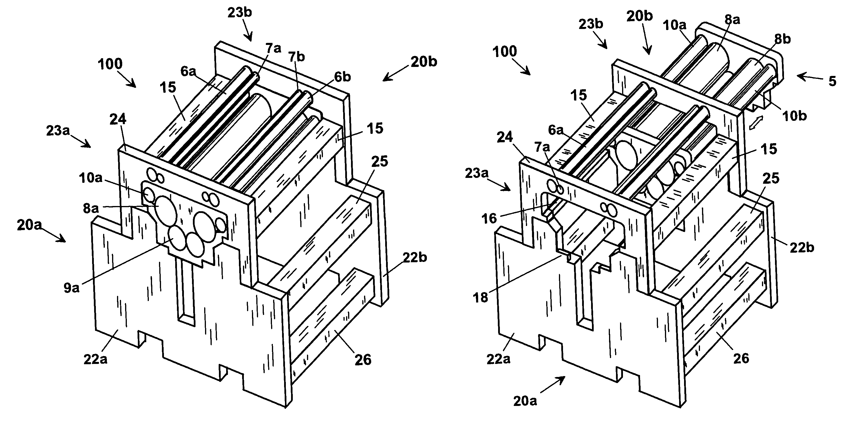 Structure of interfolding machine