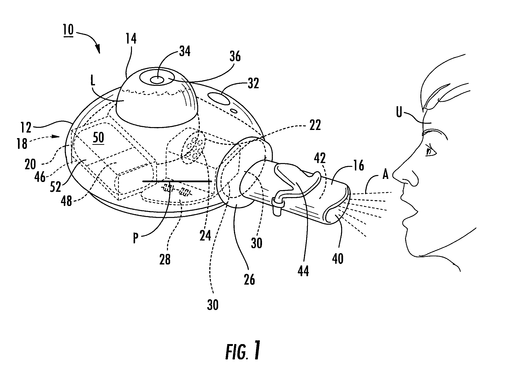 Micro powered gas-forming device