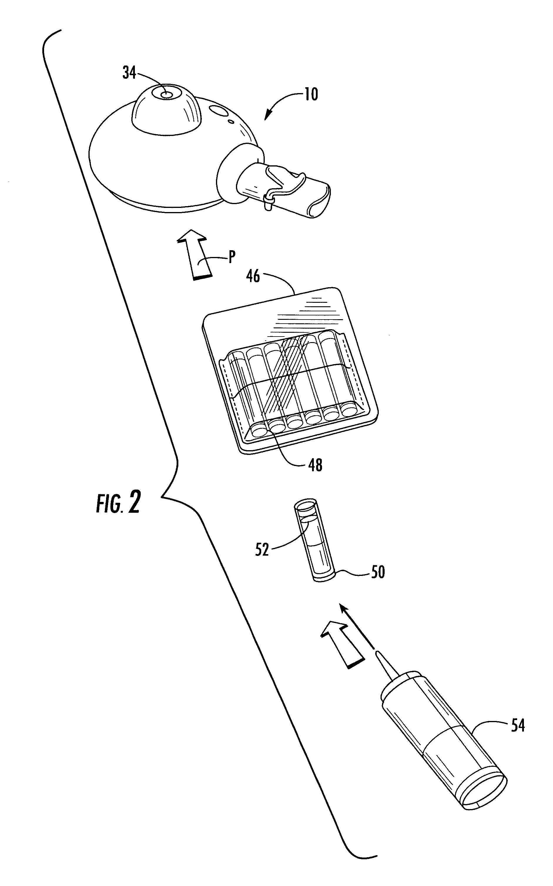 Micro powered gas-forming device