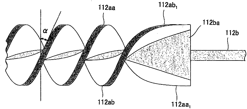 Developer conveying device and development device, toner cartridge, and cleaning unit that are provided with developer conveying device