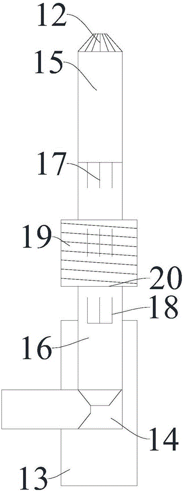 Supporting mechanism for steel pipe internal grinding