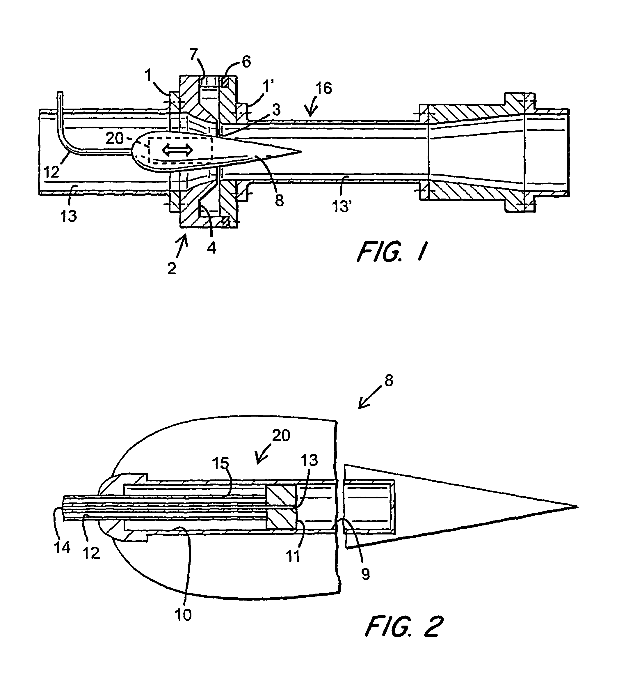 Arrangement for mixing a first and a second gas flow