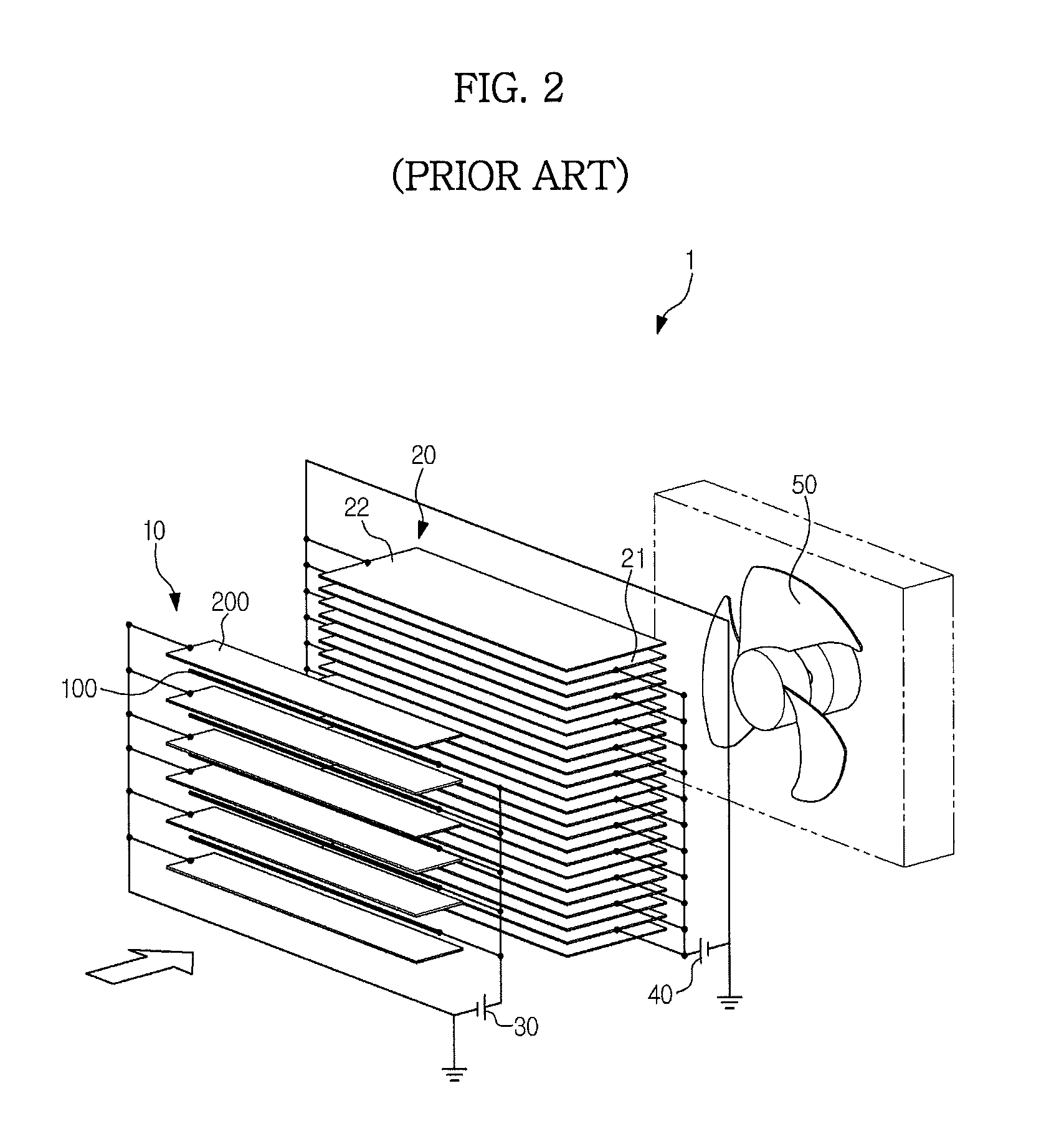 Electric precipitator and air cleaner having the same